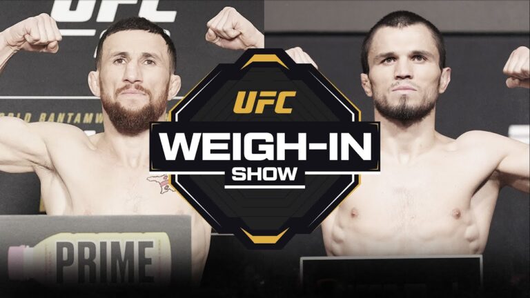 UFC 311 weigh-in show