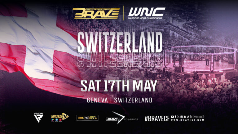 BRAVE CF announces debut event in Switzerland on May 17 BRAVE CF 94