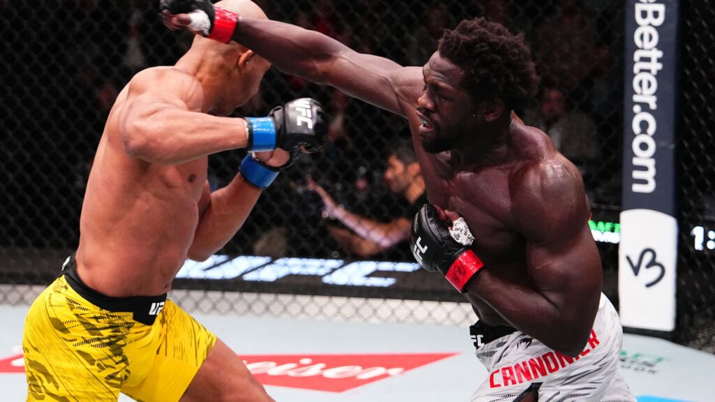 UFC Vegas 102: Jared Canonnier walks through adversity, stops Gregory Rodrigues in four Jared Cannonier vs Gregory Rodrigues
