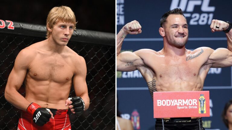 Paddy Pimblett and Michael Chandler