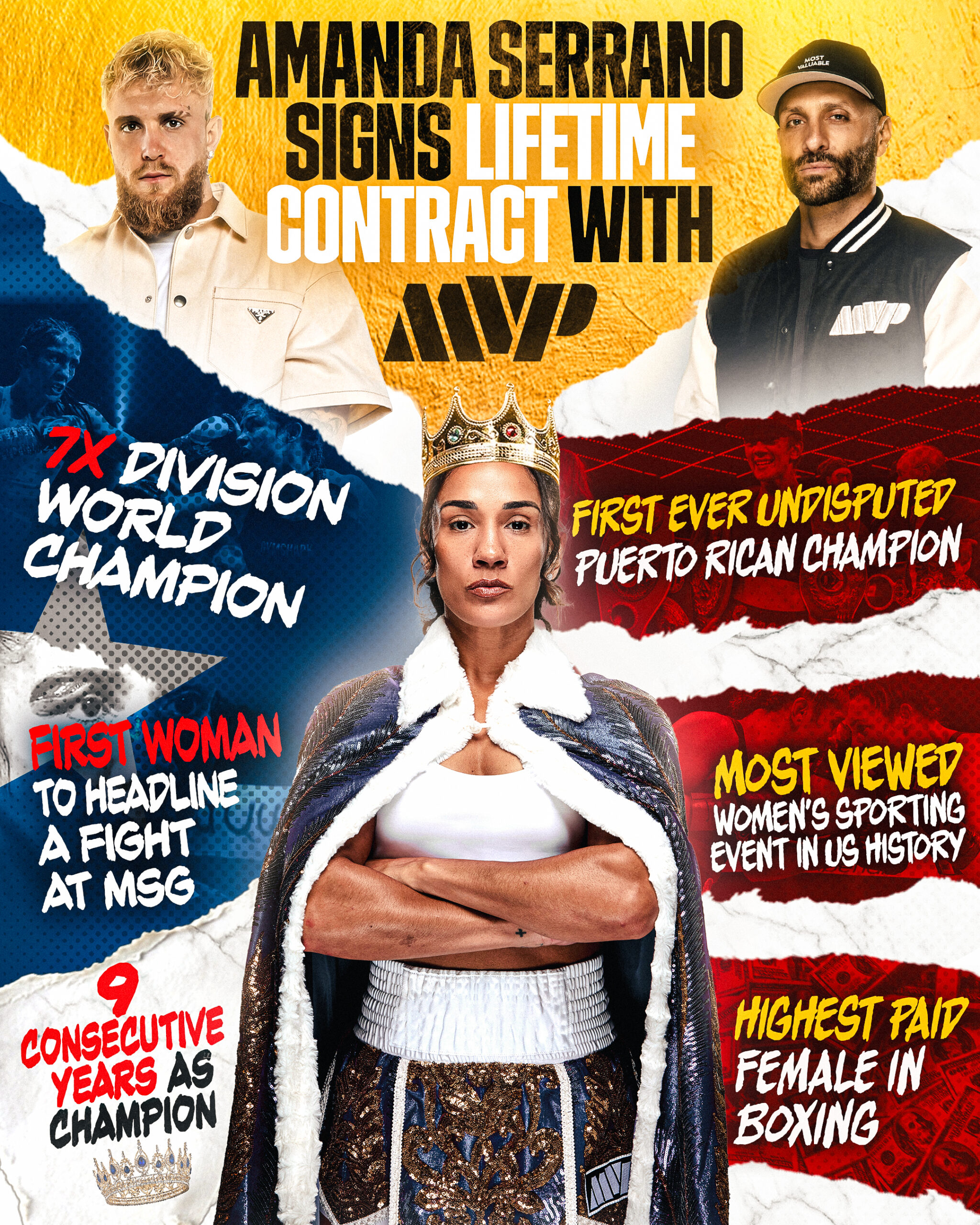 Amanda Serrano signs to MVP