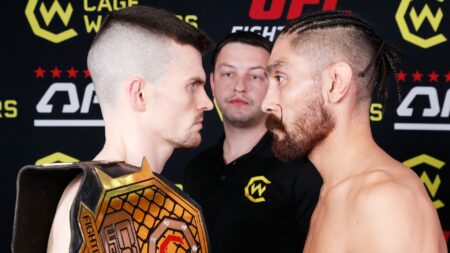 Cage Warriors 186 weigh-ins: Hardwick brothers make weight for championship double-header Harry Hardwick and Javier Garcia
