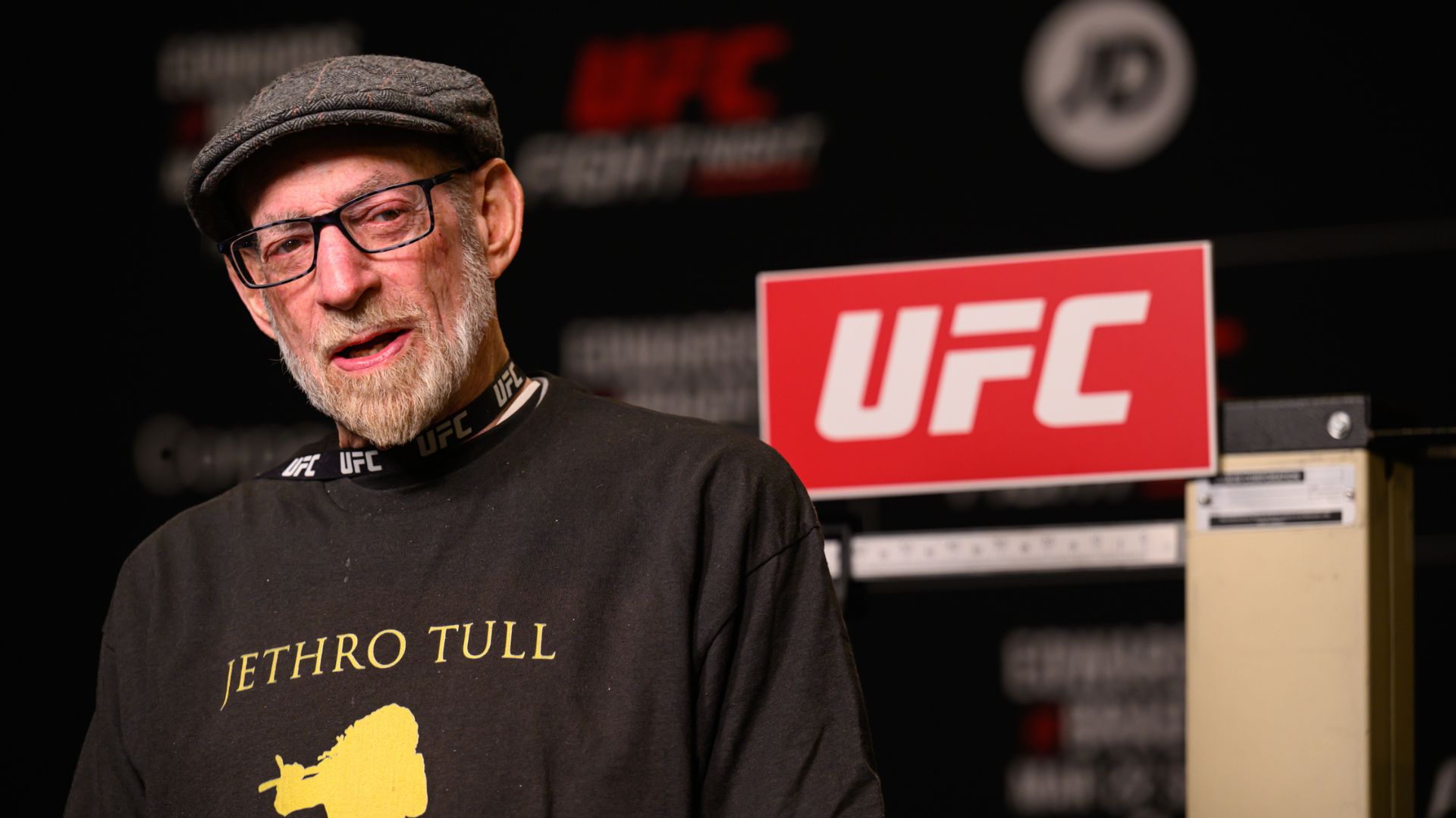 Marc Ratner at the UFC London weigh-ins