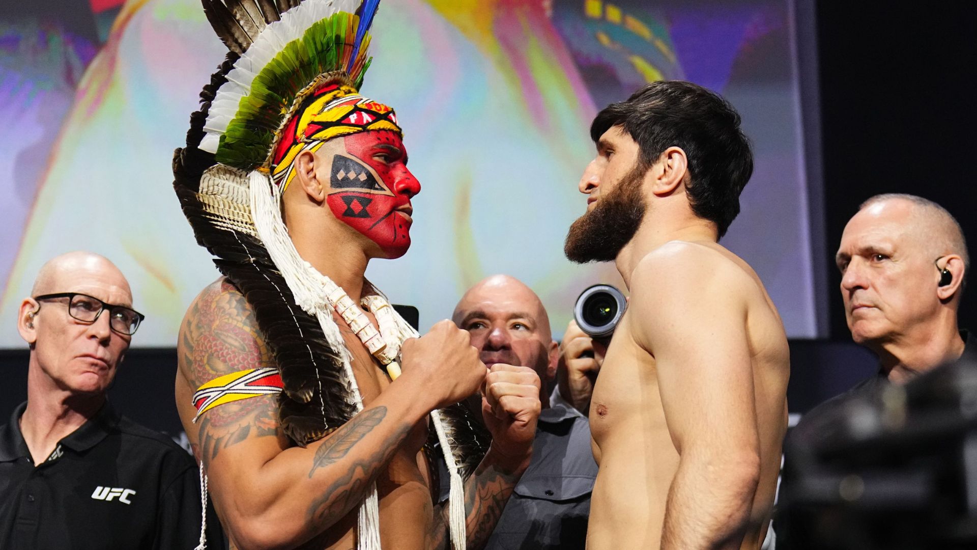 Alex Pereira and Magomed Ankalaev