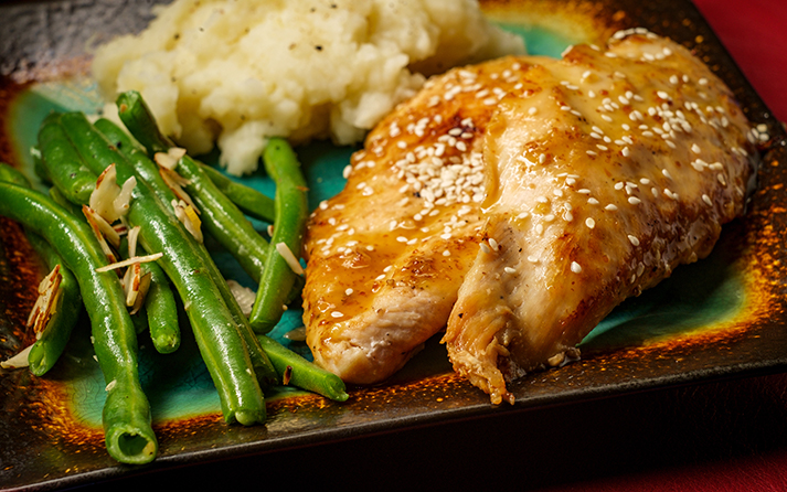 Garlic & Honey Glazed Chicken 