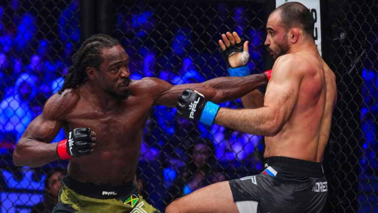 Jason Jackson, Jesus Pinedo shine as PFL World Tournament gets underway Jason Jackson vs. Andrey Koreshkov