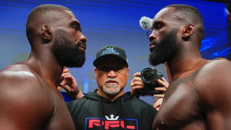 PFL World Tournament: Middleweights and lightweights on point in Florida Impa Kasanganay and Fabian Edwards