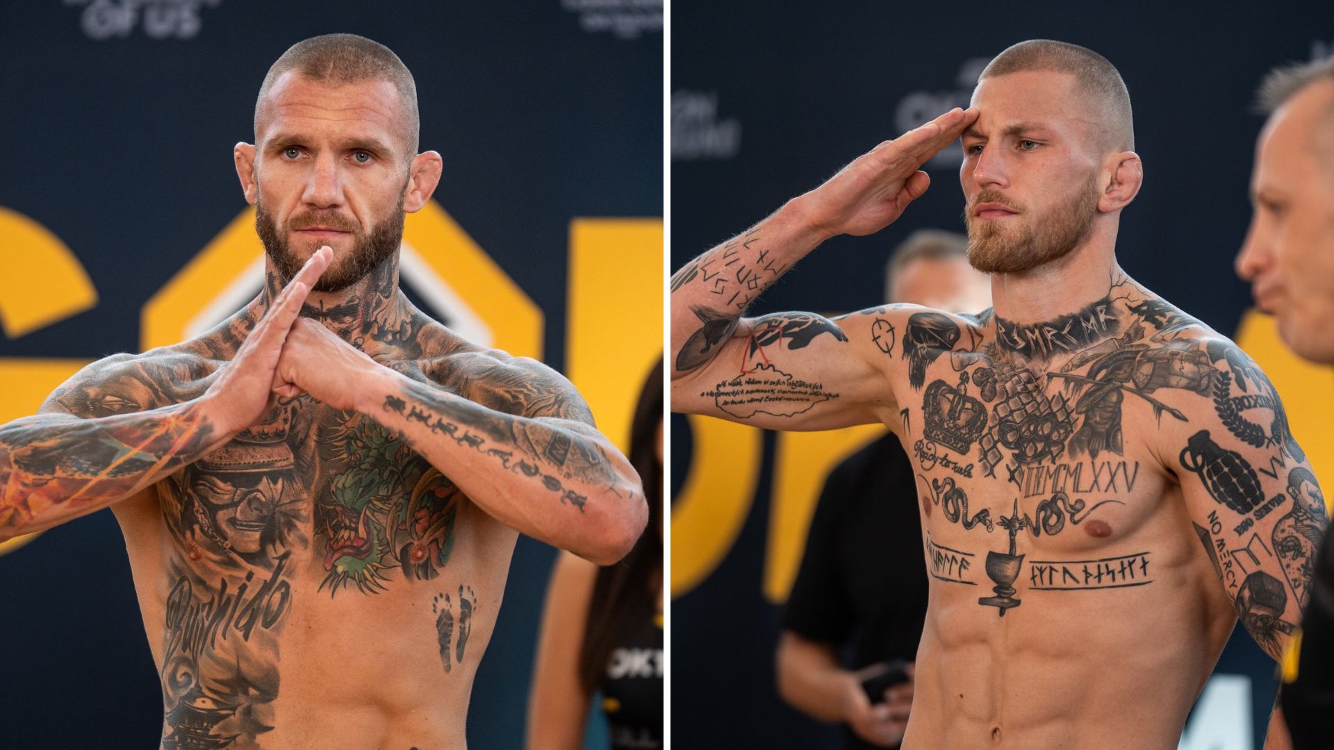 OKTAGON 70 weigh-ins