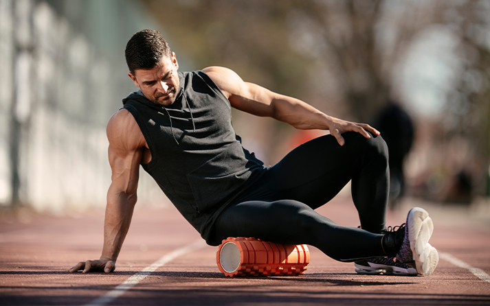 Foam Rolling and Stretching 