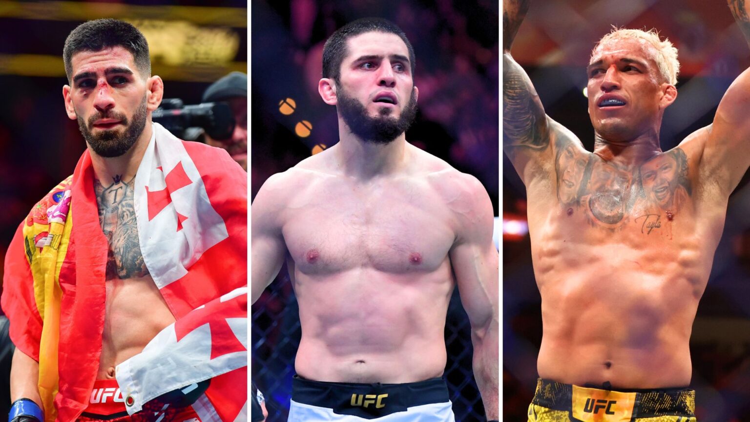 Ilia Topuria, Islam Makhachev, Charles Oliveira