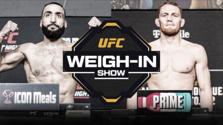 UFC 315 weigh-in show
