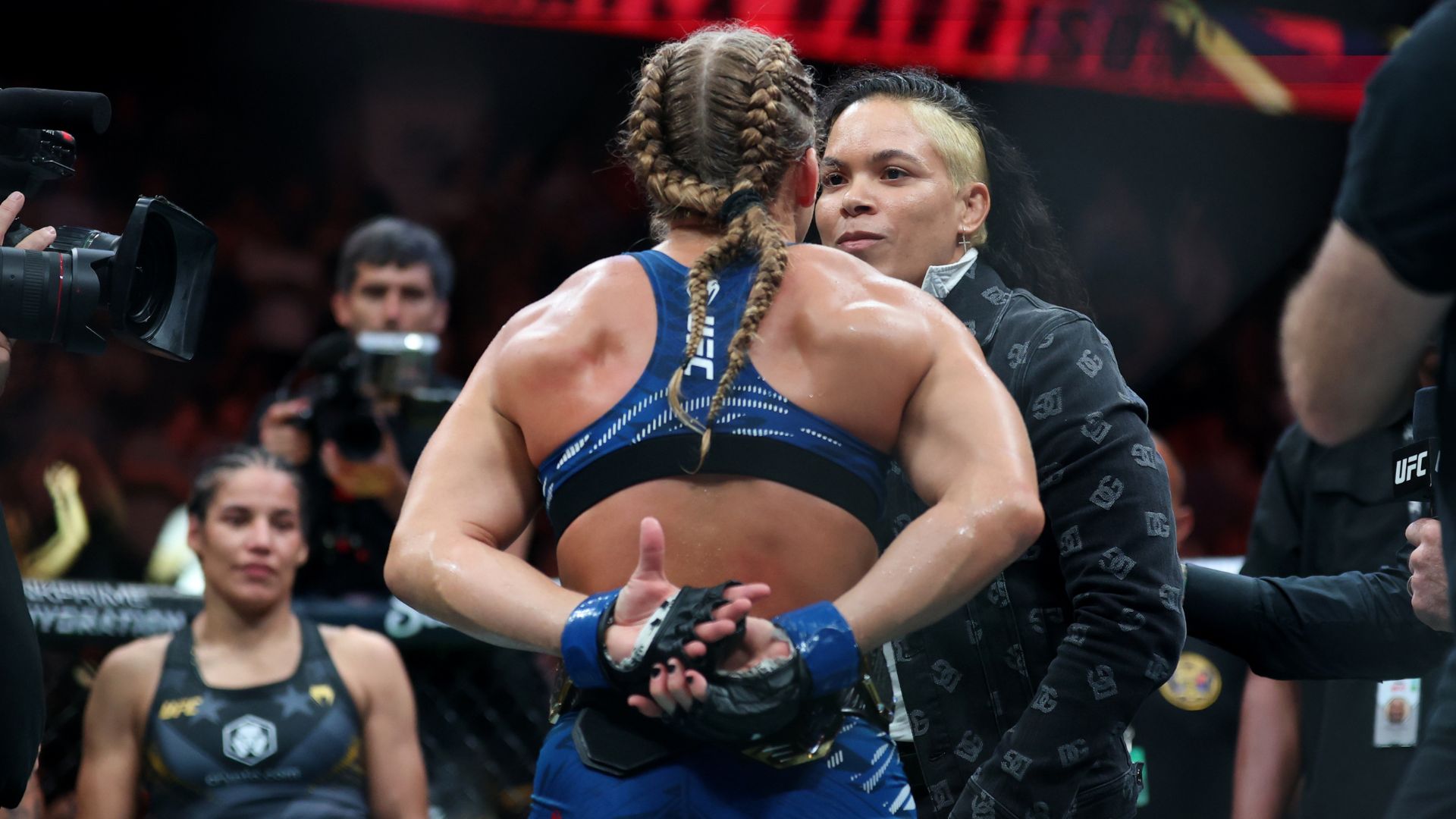 Kayla Harrison and Amanda Nunes