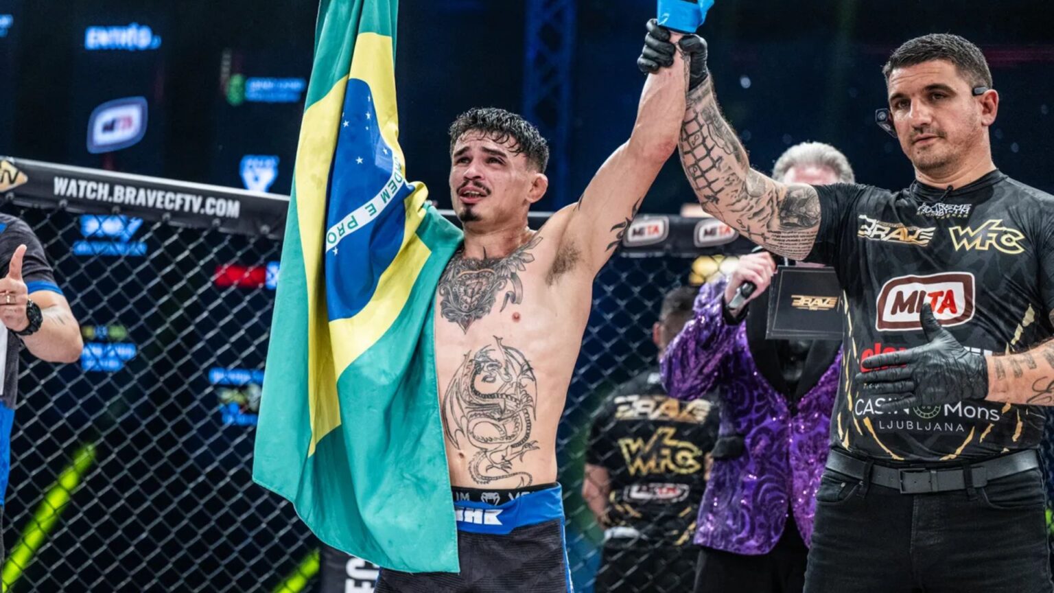 Marciano Ferreira makes statement at BRAVE CF 96 with dominant win, eyes flyweight gold Marciano Ferreira