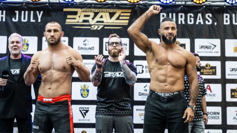 BRAVE CF 97 ceremonial weigh-ins