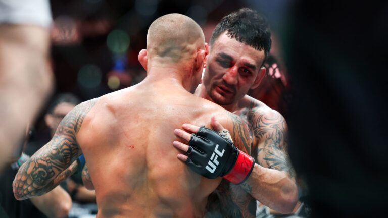 Max Holloway and Dustin Poirier