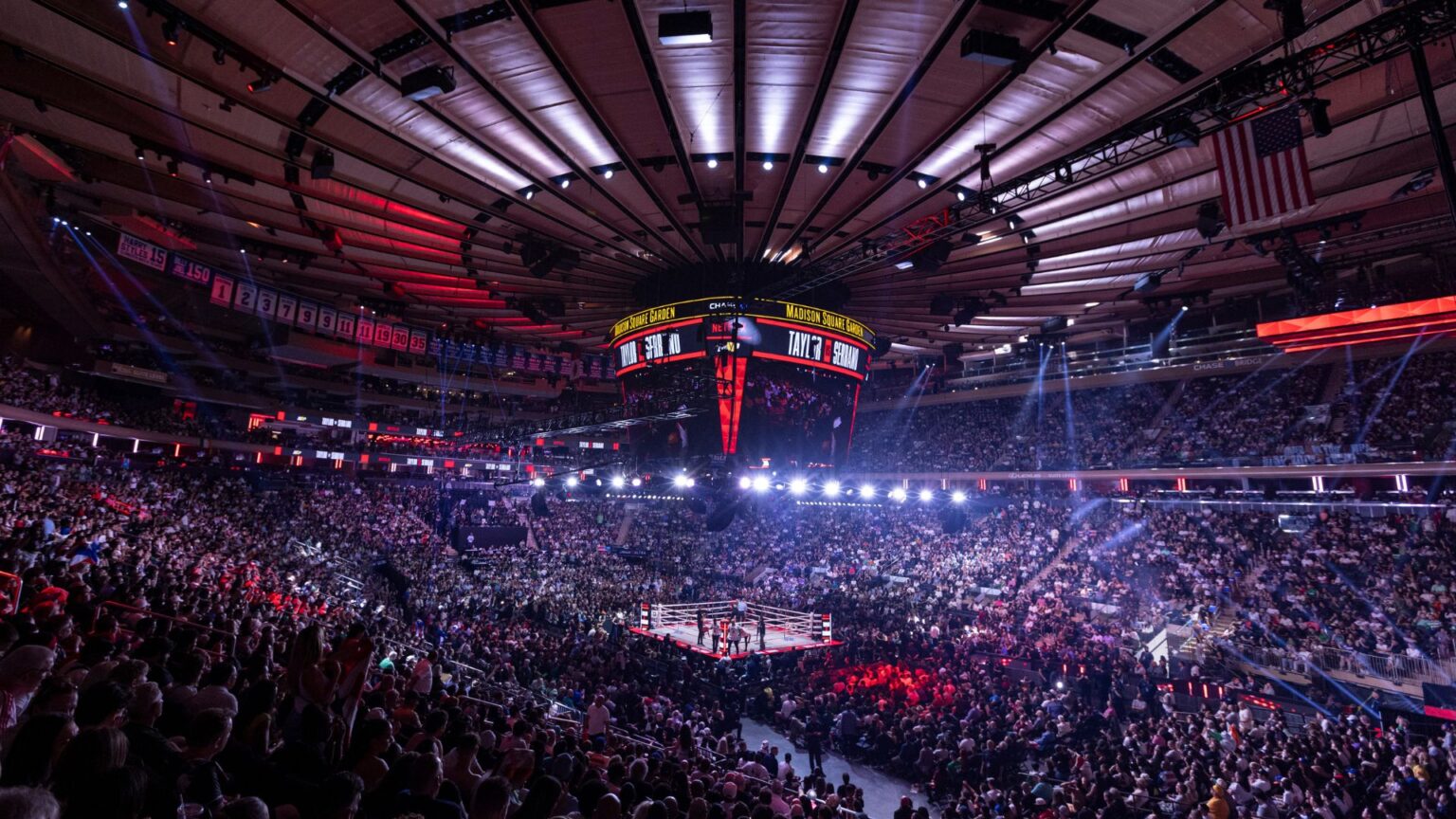 Madison Square Garden during Taylor vs Serrano 3