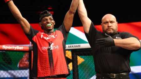 PFL Africa 1: South Africa’s Ndebele claims first-round finish on home soil Nkosi Ndebele
