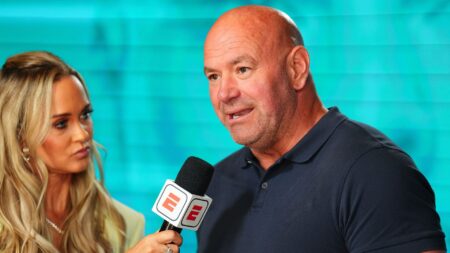 Dana White and Laura Sanko