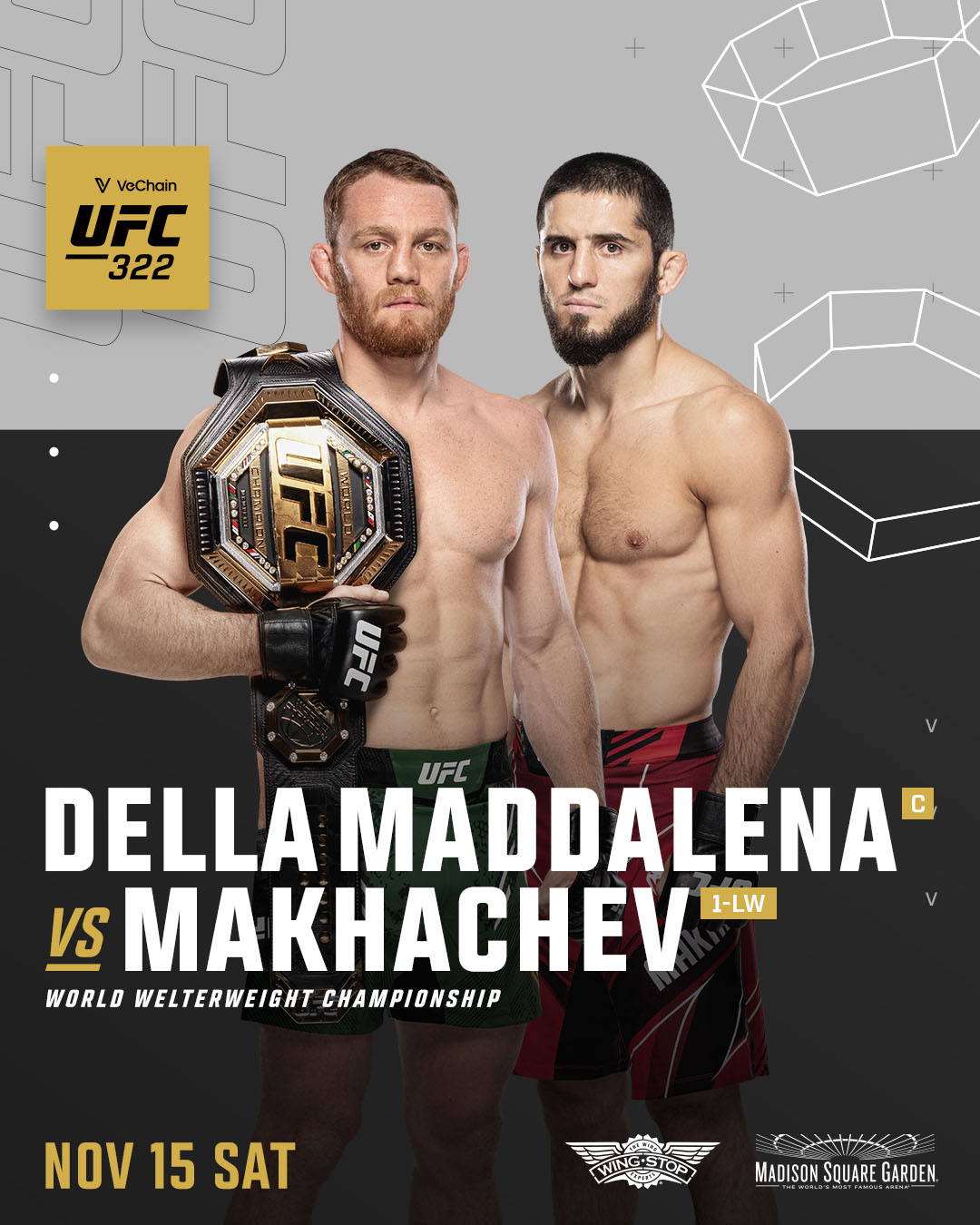 Jack Della Maddalena vs Islam Makchachev