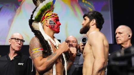 Alex Pereira and Magomed Ankalaev