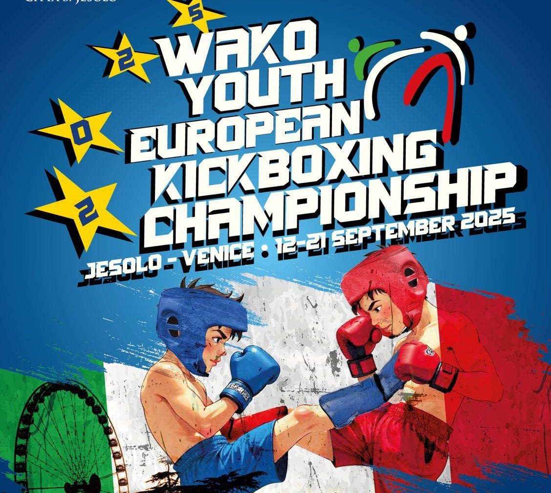 WAKO Youth European Kickboxing Championship 2025 poster