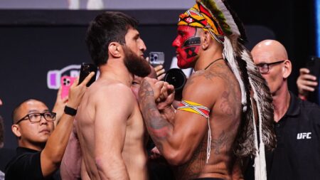 Magomed Ankalaev and Alex Pereira