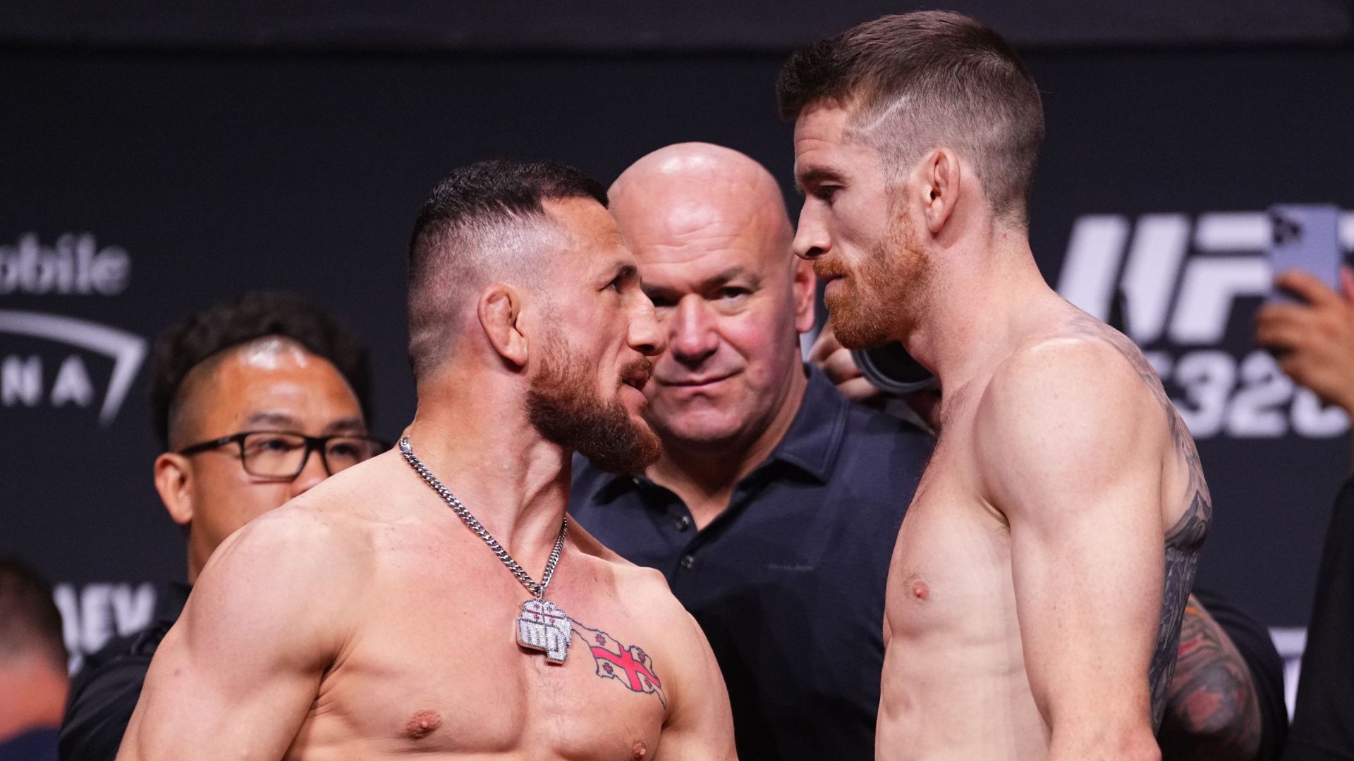 Merab Dvalishvili and Cory Sandhagen