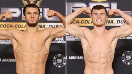 PFL Champions Series 2 weigh-ins: Nurmagomedov and Hughes on weight for title rematch Usman Nurmagomedov and Paul Hughes