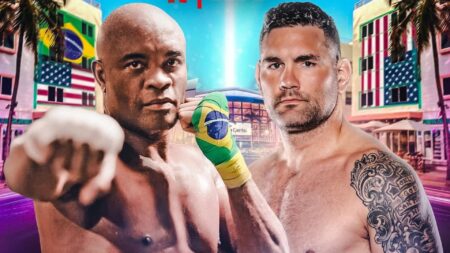 Anderson Silva vs Chris Weidman poster