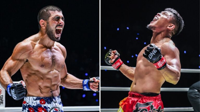 Elbek Alyshov and Carlo Bumina-ang