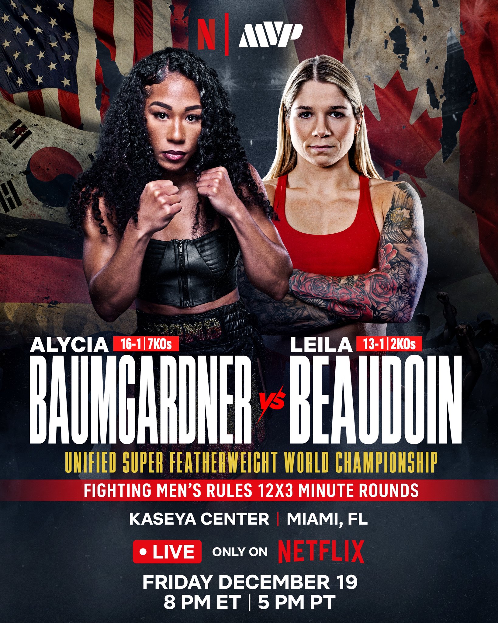 Alycia Baumgardner vs Leila Beaudoin poster
