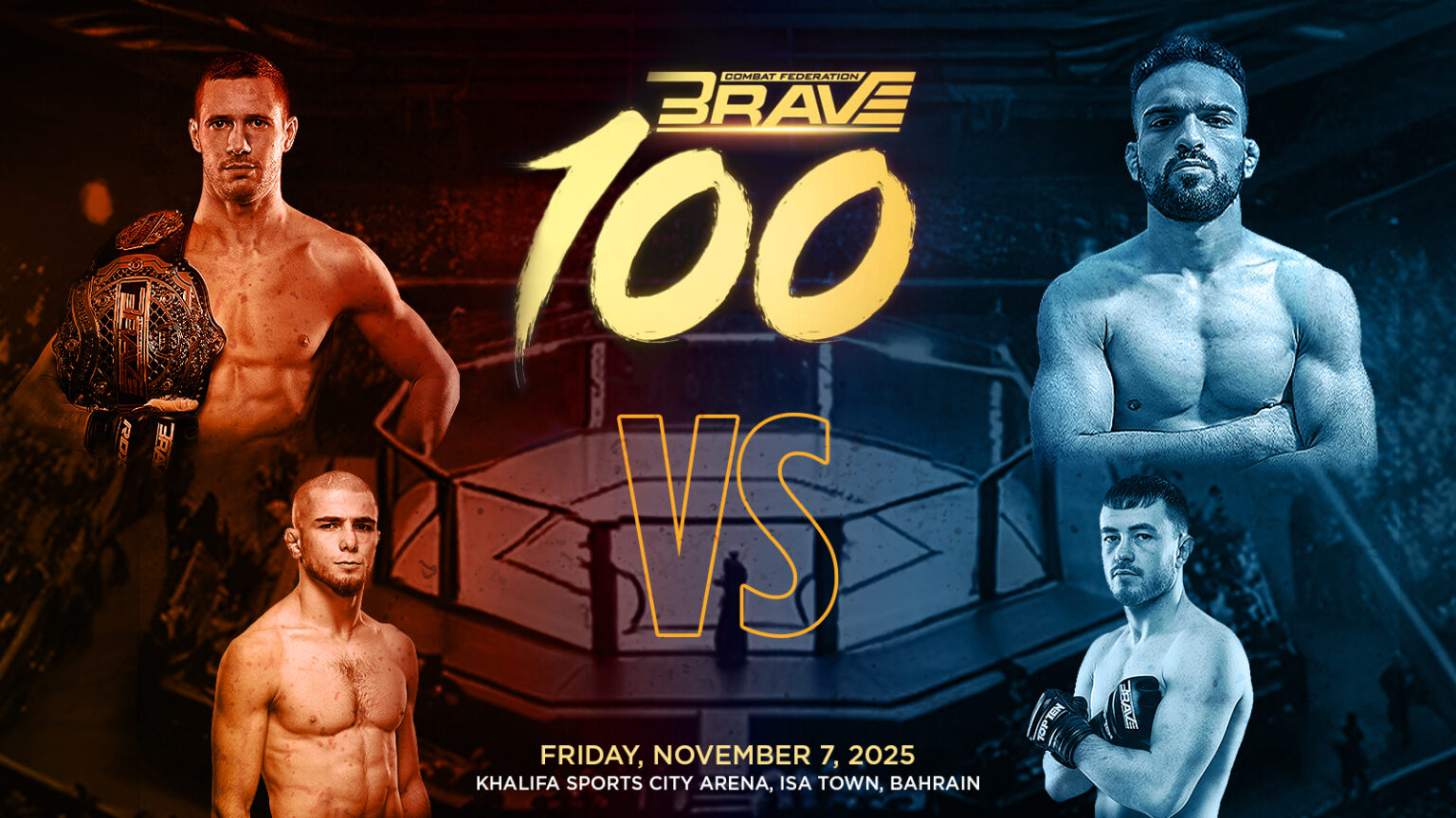 Brave CF 100 2025 Now Live: Fight Card and Main Events brave cf 100 main event fight card