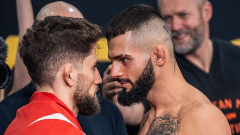 OKTAGON 80 weigh-in results: Legierski and Korkmaz on weight for title clash in Munich Attila Korkmaz and Mateurz Legierski
