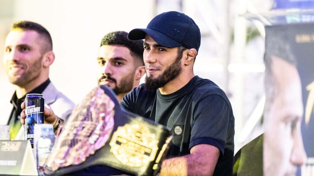 Tensions flare and history beckons at BRAVE CF 100 press conference Muhammad Mokaev