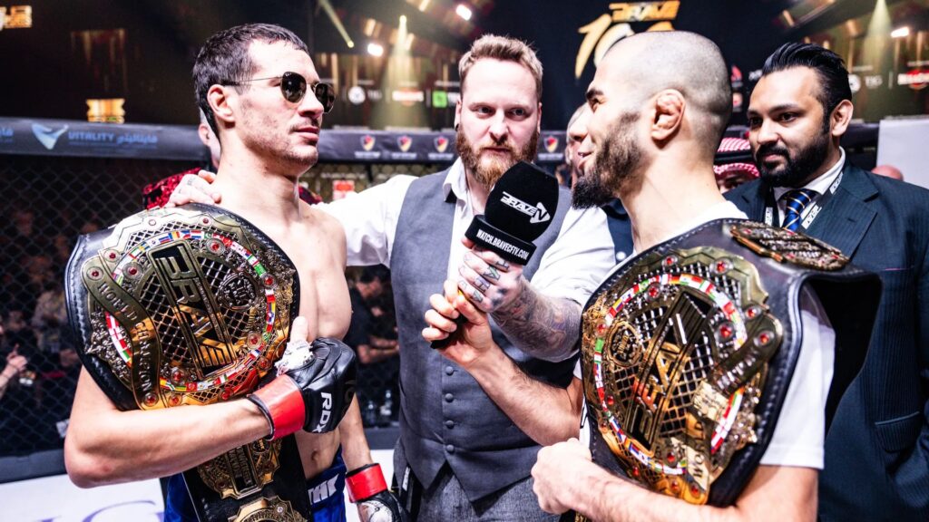 Mokaev and Nikolic kickstart campaign for champ vs. champ superfight Borislav Nicolic and Muhammad Mokaev