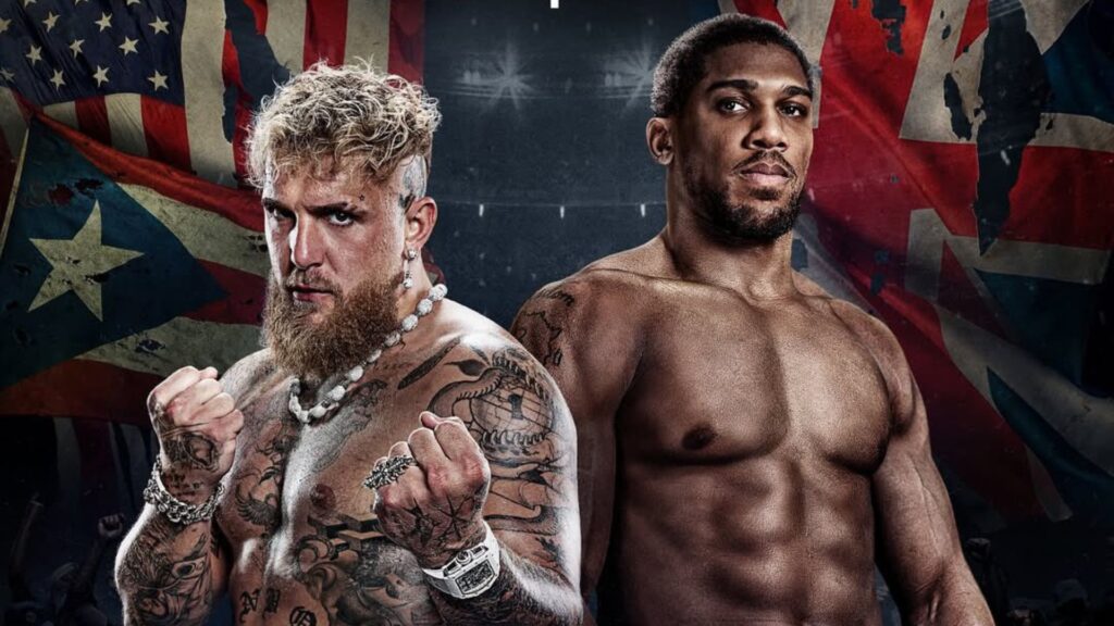 Jake Paul and Anthony Joshua