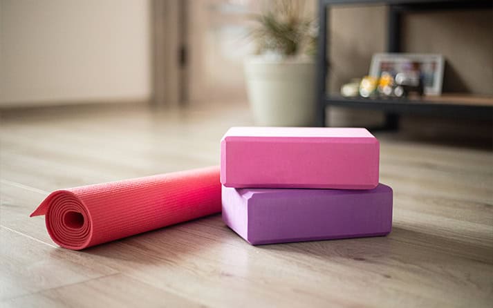 yoga blocks and props for yoga