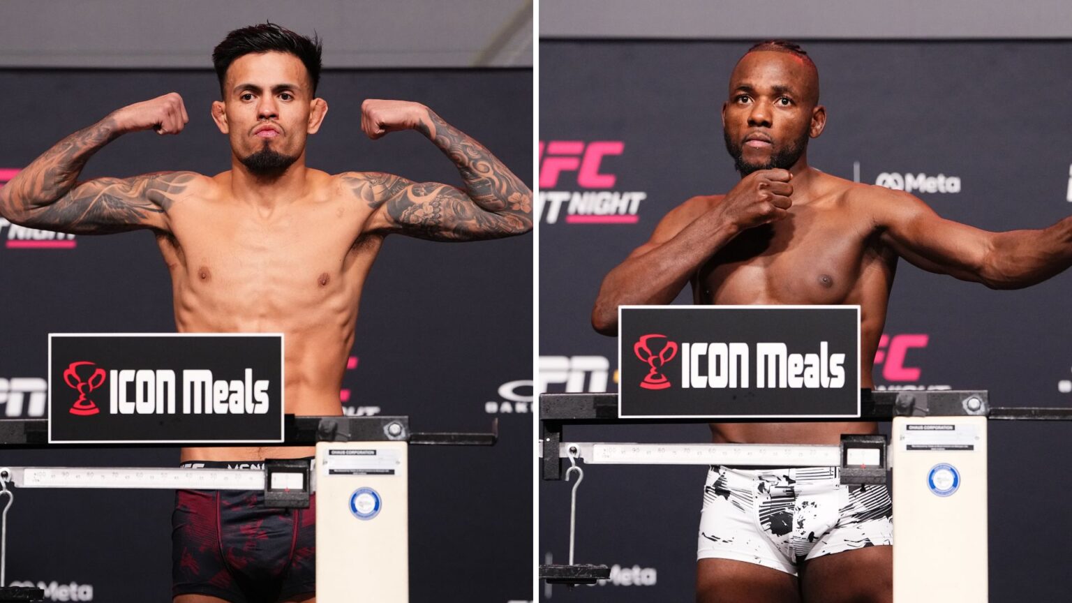 UFC Vegas 112 weigh-in results: Title contenders make weight for end-of-year showdown Brandon Royval and Manel Kape